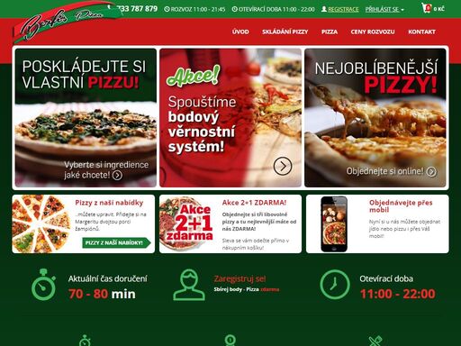 rozvoz pizzy v brně? hledáte rozvoz v brně zdarma? u nás si určitě vyberete. máme pro vás nabídku těch nejlepších pizz s rozvozem zdarma. italská pizza, berfis brno.