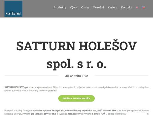 fotovoltaické elektrárny, chytré čistírny odpadních vod, veřejné osvětlení, systémy pro varování obyvatelstva, kabelová televize