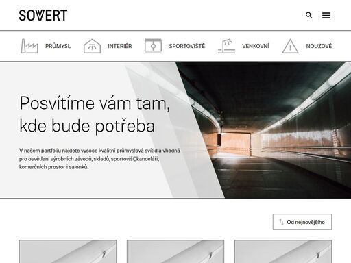 vyřešíme za vás osvětlení vašich výrobních závodů, skladů, sportovišť, kanceláří, komerčních prostor i salónků.