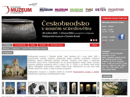 oficiální stránky podlipanského muzea v českém brodě