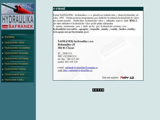 www.safranek-hydraulika.cz