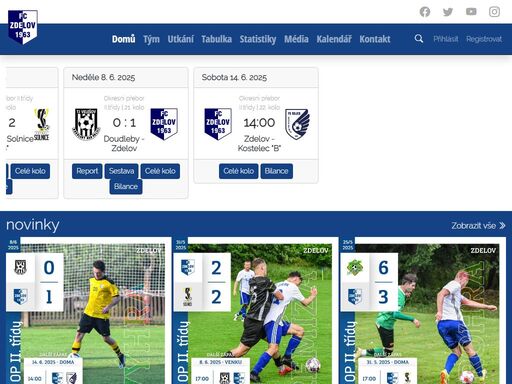 fc zdelov 1963 official site