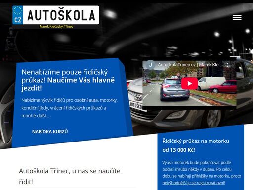 řidičský průkaz na auto a motorku, kondiční jízdy a vrácení řidičského průkazu. autoškola třinec, český těšín a jablunkov za bezkonkurenční ceny!