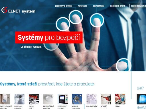 komplexní zabezpečovací a telekomunikační systémy a elektroinstalace
