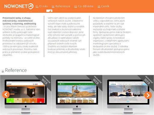 nowonet media, s.r.o. - webové stránky, e-shopy, mikrostránky, newslettery, intranety