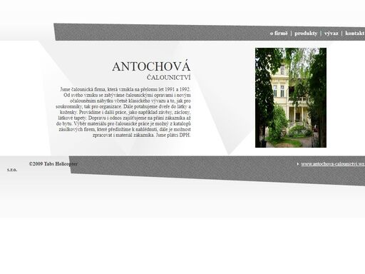 antochová čalounictví