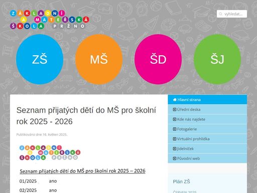 základní škola a mateřská škola pržno, okres frýdek-místek, příspěvková organizace