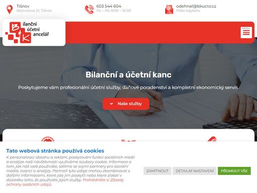 poskytujeme vám profesionální účetní služby, daňové poradenství a kompletní ekonomický servis.