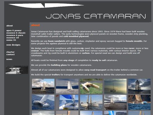 jonascatamaran - design and costruction of sailing catamarans