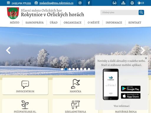oficiální stránky města rokytnice v orlických horách