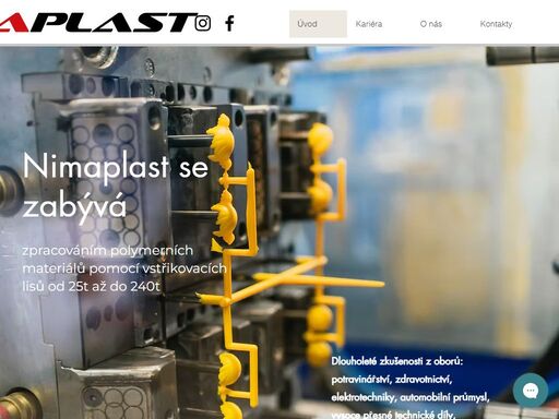 nimaplast s.r.o., libor obr - nimaplast se zabývá vstřikováním plastů do mnoha oborů již od roku 1990. 
potravinářství, hračky, přesné technické díly, nábytek a mnoho dalšího. 