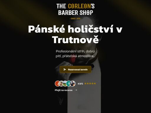 profesionální střih, dobrý pití, přátelská atmosféra..to je corleon's barber shop. nabízíme úpravu a holení vlasů i vousů, barvení a trhání chloupků voskem