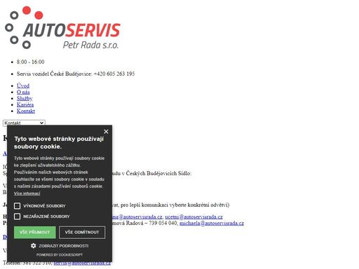 autoservis petr rada s.r.o. nabízí nejkomplexnější služby v oblasti diagnostiky a opravy motorových vozidel se zaměřením na dieselové motory, jejich vstřikovací systémy a turbodmychadla. jsme autorizovaní partneři výrobců těchto zařízení a plně vybaveni pro jejich opravy.