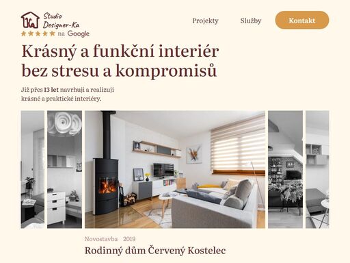 nabízím kompletní interiérový design i s realizací. mám za sebou desítky úspěšných projektů a 13 let zkušeností. působím v praze a okolí. kontaktujte mě!