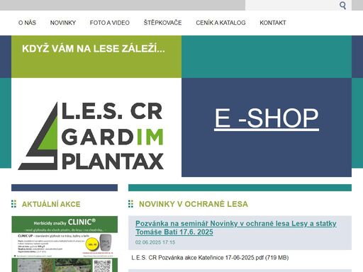 l.e.s. cr, poradenská, marketingová, obchodní, lesního hospodářství, školkařství, okrasného zahradnictví, komunální sféry, velkoobchod, maloobchod, štěpkovače, tp, drtiče, loma, linddana, štěpkovačů, drtičů, přípravky, prostředky, pletiva, vyznačovací , , společnost l.e.s. cr spol. s r.o. je specializovaná poradenská, marketingová a obchodní firma, která se zabývá výhradně řešením problematiky technologií v oblasti ochrany rostlin. hlavní zaměření je směřováno především do lesního hospodářství, školkařství, částečně ovocnářství a také do oblasti okrasného zahradnictví a komunální sféry.