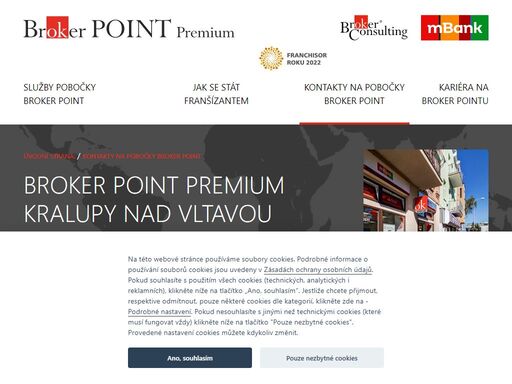 franšíza okpoint by bcas: kontakty na pobočky