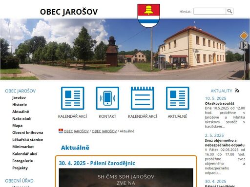obec jarošov
