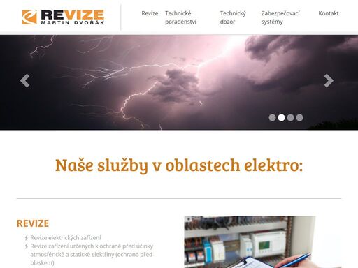 naše služby v oblastech elektro: revize, technické poradenství, technický dozor investora, zabezpečovací systémy jablotron.