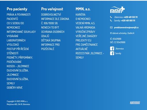 mmn, a.s. - nemocnice s budoucností
