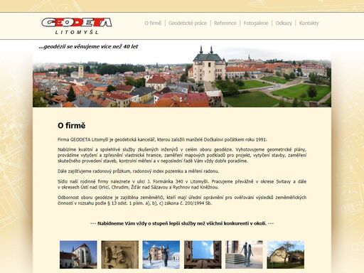 geodeta litomyšl