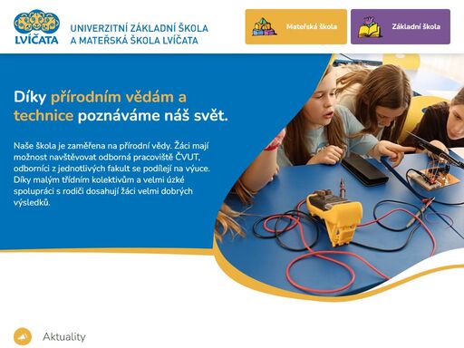 lvíčata: univerzitní základní a mateřská škola
