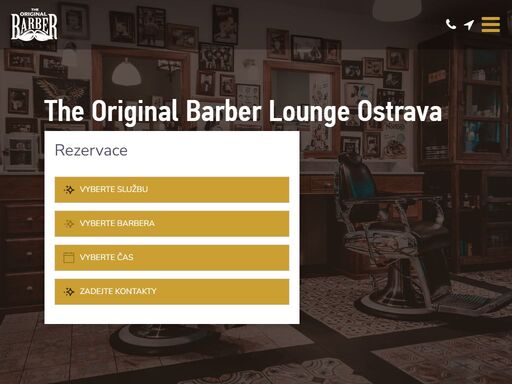 the original barber lounge ostrava, pánské holičství a kadeřnictví