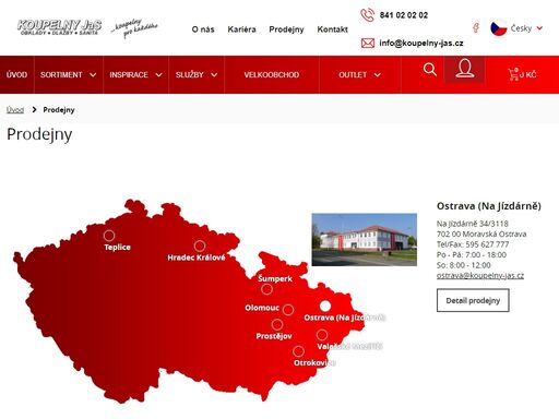koupelny jas - velkoobchod a maloobchod s keramickými obklady a dlažbou. nabízíme vany, baterie, koupelnový nábytek. vše za příznivé ceny.