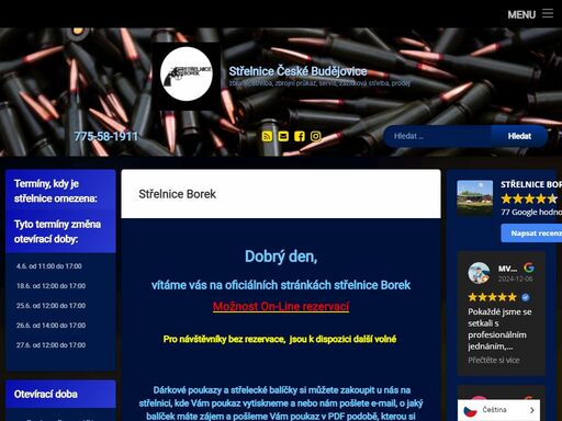 %střelnice borek %střelnice české budějovice %zbraně %střelba bez povolení %instruktor na střelbu %náboje %gun store borek %shooting range borek