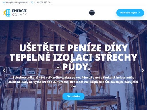 česká fotovoltaika za mírné ceny na klíč pro vás. fotovoltaické elektrárny, tepelná čerpadla, solární ohřev pro firmy, obce, rodinné domy po celé čr, slovensku.