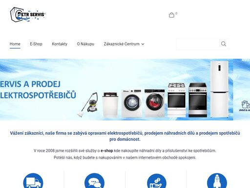 vážení zákazníci, naše firma se zabývá opravami elektrospotřebičů, prodejem náhradních dílů a prodejem spotřebičů pro domácnost.