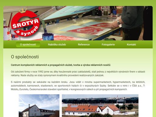 nabízíme: velkoplošný sítotisk, digitální tisk, nažehlování sublimaci na keramiku, tamponový tisk