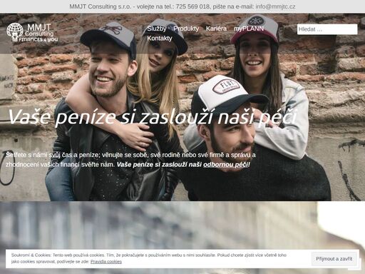 ; vaše peníze si zaslouží naši péči šetřete s námi čas a peníze, věnujte se sobě, své rodině nebo své firmě a starosti o váš majetek a jeho zhodnocení nechejte na nás. vaše peníze si totiž zaslouží odbornou péči! jak vám můžeme pomoci?