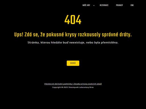 výborná a skvěle propracovana hra. bavila jsme se celá rodina, vhodné i pro děti! tematická výzdoba je skvělým naladěním na hru jako takovou, hra je na ..