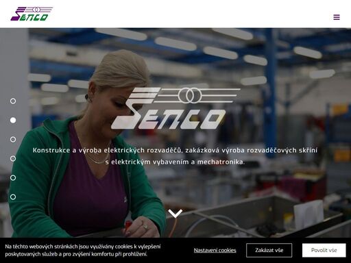 konstrukce a výroba elektrických rozvaděčů, zakázková výroba rozvaděčových skříní s elektrickým vybavením a mechatronika.