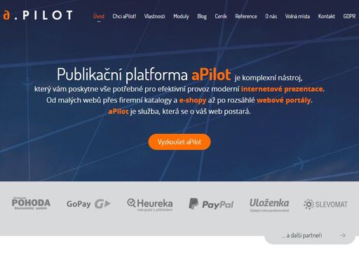 komplexní nástroj pro tvorbu a efektivní provoz moderních internetových prezentací od malých webů přes katalogy a e-shopy až po rozsáhlé webové portály. 
