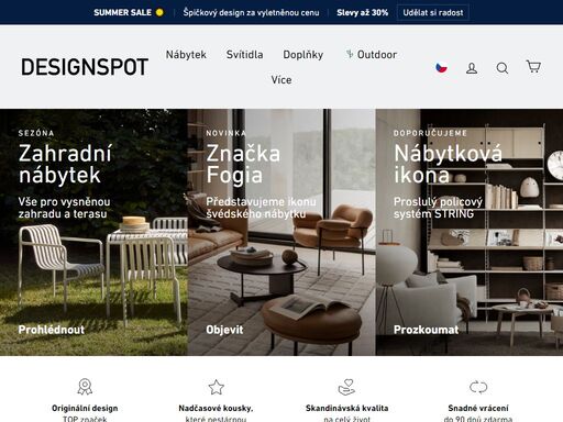 dopřejte si svůj vysněný domov. to nejlepší ze skandinávského designu značek hay, ferm living, louis poulsen, fritz hansen, string furniture a dalších. pečlivě vybíráme stylové a kvalitní kousky, které do vašeho domova vnesou harmonii a nadčasovou krásu.