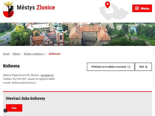 oficiální stránky městys zlonice