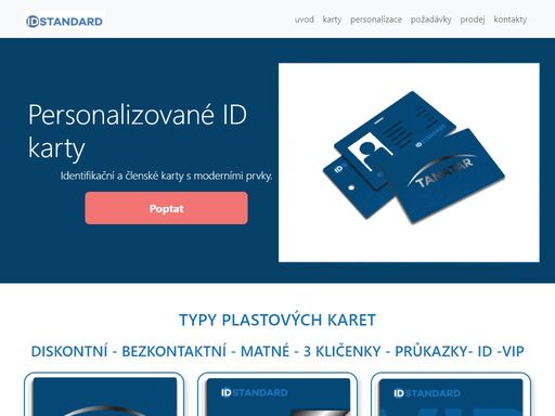 idstandard – výroba a personalizace plastových karet na míru.