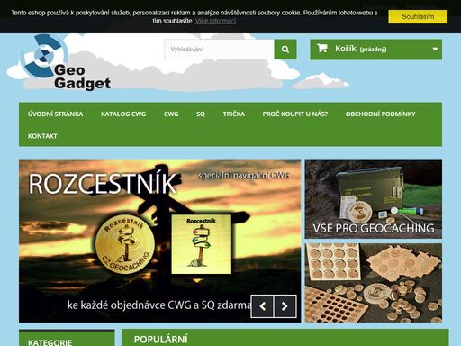 nabízíme vše potřebné pro geocaching. vyrábíme cwg, logbooky, razítka a další.
