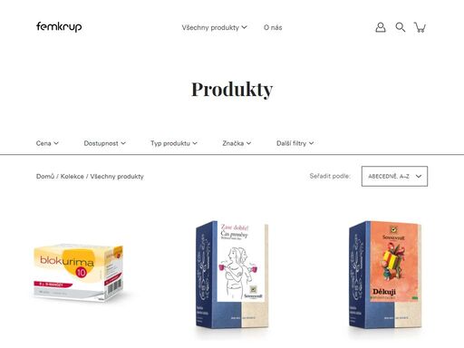 produkty pro ženy vytvořené s respektem k jejich zdraví. přírodní, organické, udržitelné a vyrobené z lokálních zdrojů.
