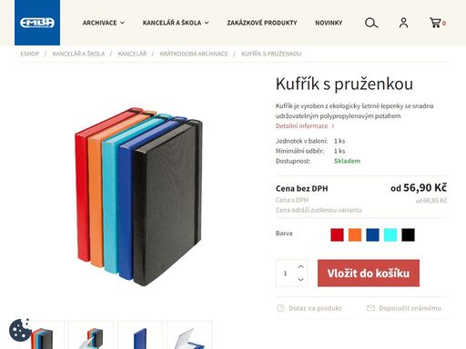 emba - výrobce obalů, lepenek a archivních systémů