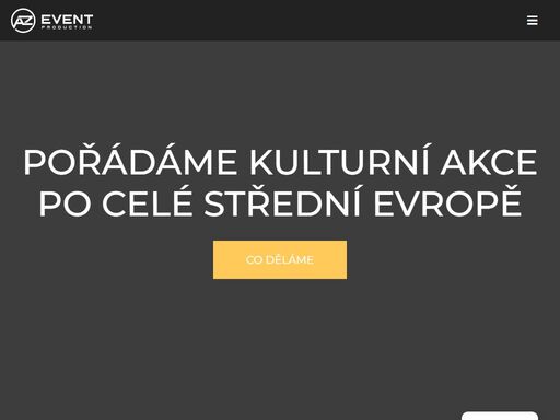 jsme aktuálně nejaktivnější česká eventová agentura, produkující přes 40 eventů měsíčně. pořádání kultúrnich akcí od talk show po koncerty.