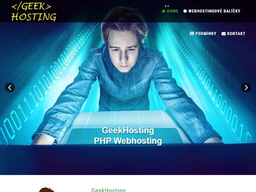hosting webových stránek. php webhosting vhodný pro joomla a wordpress.