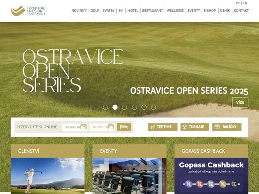 pěti hvězdičkový resort s golf hotelem green inn, osmnácti  jamkovým hřištěm, wellness, restaurací a tréninkovým centrem.