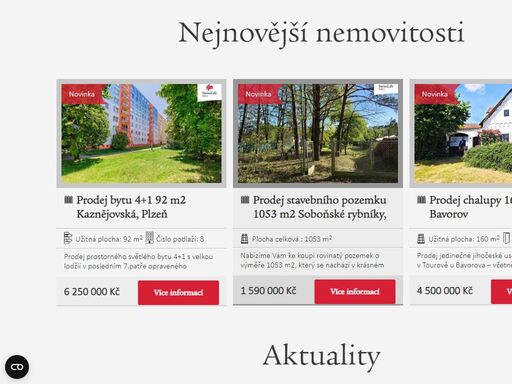 široká nabídka nemovitostí - nabízíme prodej a pronájem nemovitostí z celé české republiky. realitní kancelář www.swisslife-reality.cz.