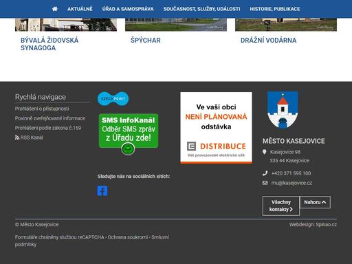 město kasejovice - oficiální stránky. části obce: město kasejovice a obce chloumek, kladrubce, podhůří, polánka, přebudov, řesanice a újezd.