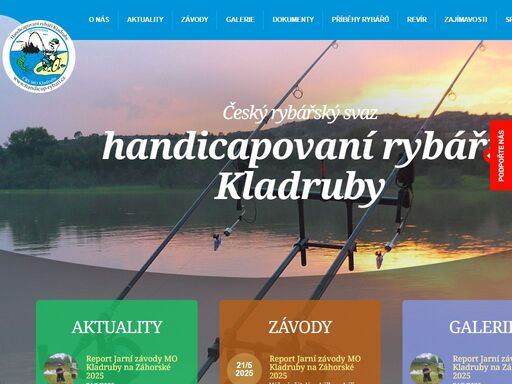 handicapovaní rybáři kladruby - jako jediná organizace sdružuje handicapované rybáře z celé české republiky. jsme garantem pořádání mistrovství republiky handicapovaných rybářů v plavané. každým rokem pro naše členy pořádáme na našem revíru dvoje místní závody s bohatou účastí. 
