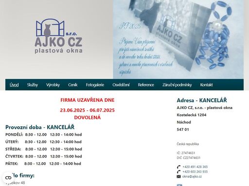 plastová okna, vchodové dveře, zimní zahrady, rolety naše firma, to je dlouholetá tradice a bohaté zkušenosti ve výrobě plastových oken, dveří a zimních zahrad.