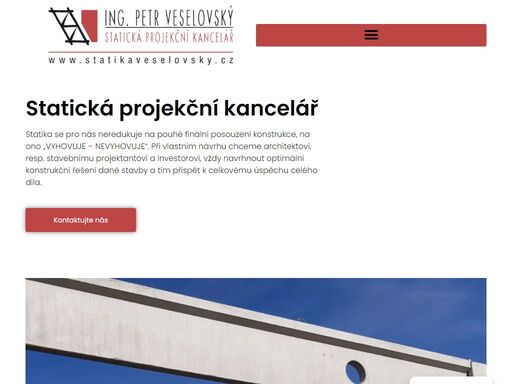 nabízím služby autorizovaného inženýra v oboru statika a dynamika staveb. v rámci projektování díla spolupracuji se specialisty.
