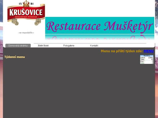 restaurace mušketýr